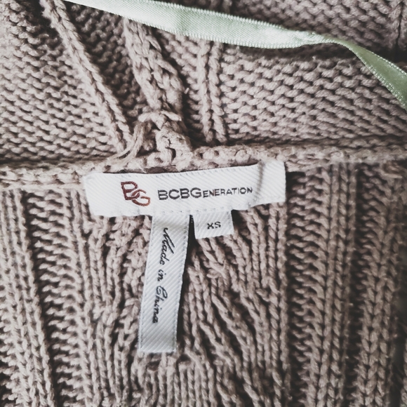BCBG Geeration cross front hooded sweater - Picture 6 of 6